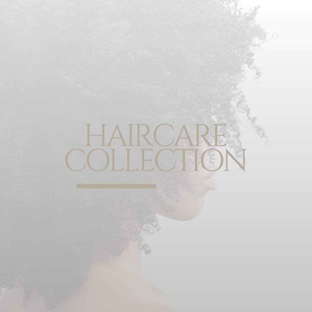 Hair care product collection by Jireh's Glow Studio, including shampoos, conditioners, and styling products.