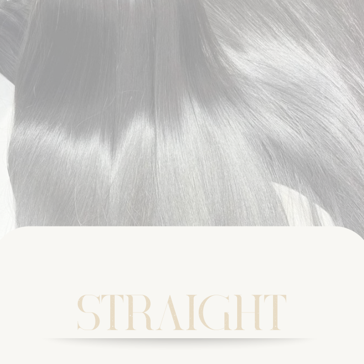 Jireh’s Glow Studio Straight Collection featuring 100% virgin and raw straight hair extensions for sleek, natural, and luxurious styles.