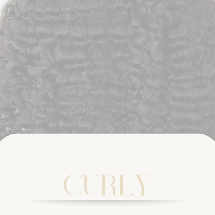 Jireh’s Glow Studio Curly Collection featuring 100% natural raw curly hair extensions for voluminous, luxurious styles.
