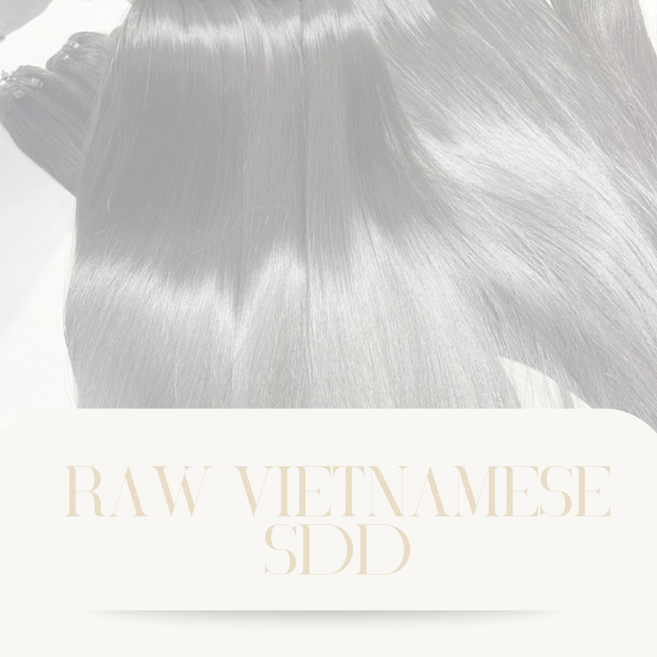 Jireh's Glow Studio Raw Vietnamese SDD Hair Bundles, featuring premium, natural-looking, and silky-smooth bundles for versatile hairstyles.