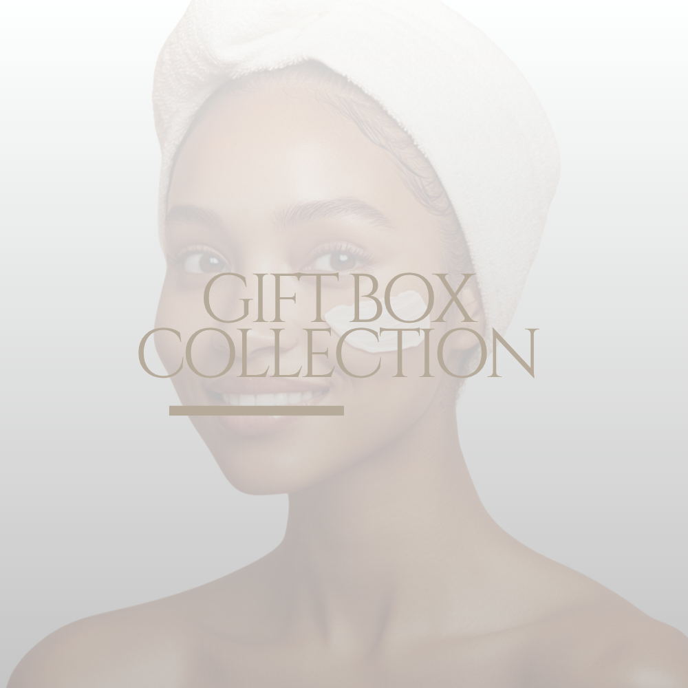 Elegant skincare gift boxes from Jireh’s Glow Studio Skin featuring natural, premium products designed for dry, oily, and acne-prone skin