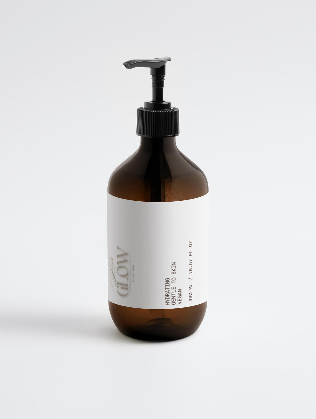 JGSS Hand & Body Wash Peppermint & Dark Cedar in sleek bottle, rich creamy lather.