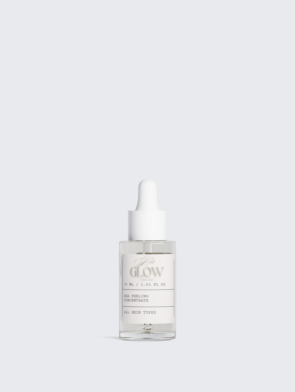 Jireh’s Glow Studio Skin AHA Peeling Concentrate designed to gently renew skin.