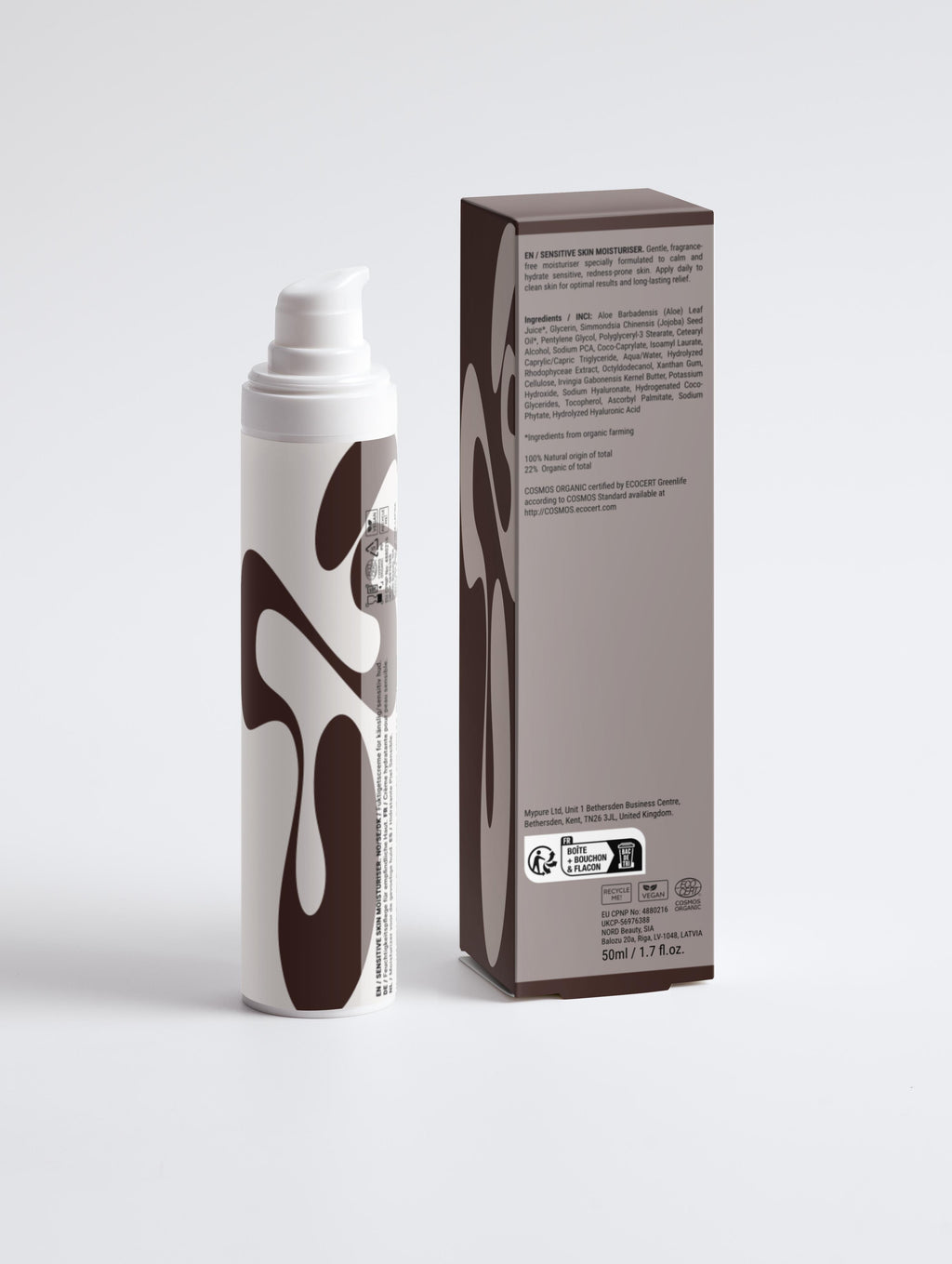 Close-up of JGSS Sensitive Skin Moisturiser showing creamy texture